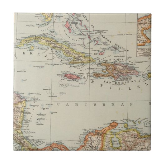 Carreau L'Amérique Centrale 2 (Devant)