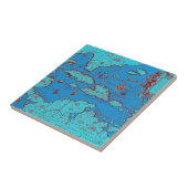 Carreau L'Amérique Centrale ("Amérique Occidentalis ") (Côté)