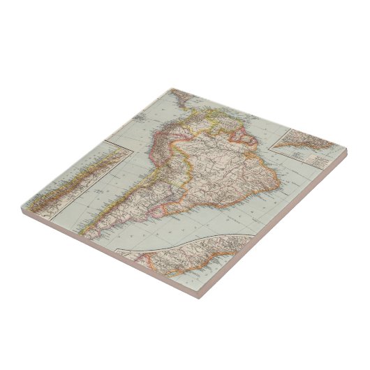 Carreau L'Amérique du Sud 2 (Côté)