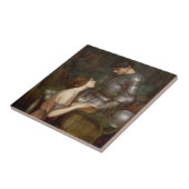 Carreau Lamia et le soldat par John William Waterhouse (Côté)