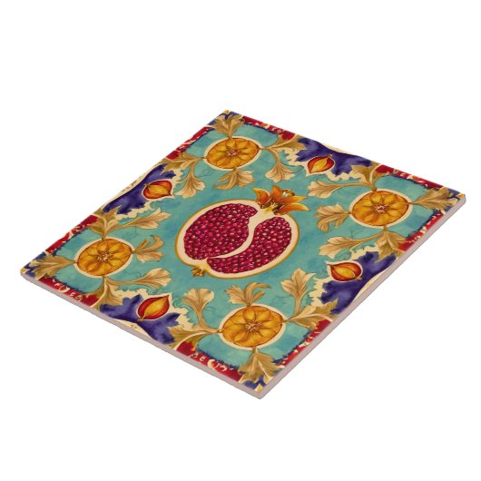 Carreau L'amour de la grenade (Côté)