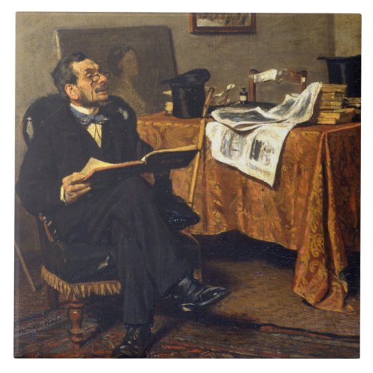 Carreau L'amour de l'art culturel (par Giovanni Boldini) (Devant)