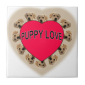 Carreau L'amour des chiots (Devant)