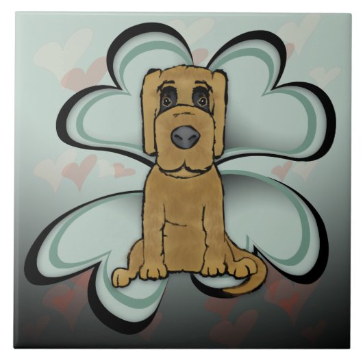 Carreau L'amour des chiots (Devant)