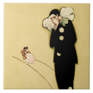 Carreau L'amour perdu de Pierrot par Sophia Chiostri