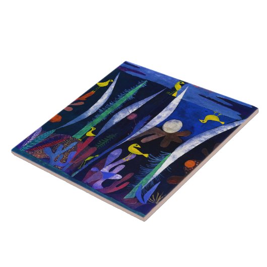 Carreau Landscape with Yellow Birds, Paul Klee (Côté)