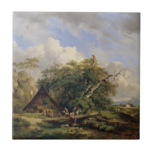 Carreau Landschaft bei Gutenstein - Dominik Schufried