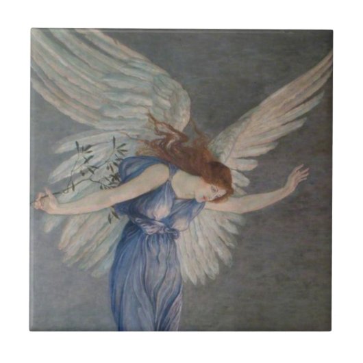 Carreau L'ange de la paix (par Walter Crane) (Devant)