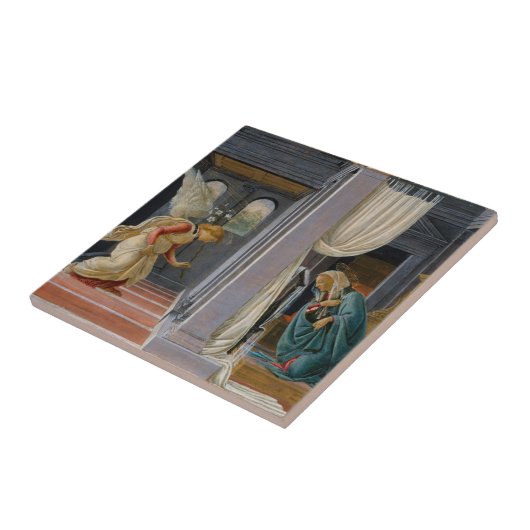 Carreau L'annonce, circa 1485 (Côté)