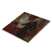 Carreau Lansdowne Portrait : Le président américain George (Côté)