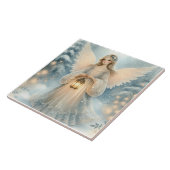 Carreau Lanterne céleste d'ange d'hiver de grâce (Côté)
