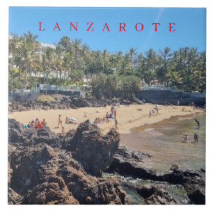Carreau Lanzarote Plage Puerto del Carmen céramique