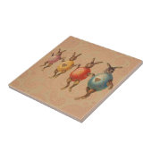 Carreau Lapin de Pâques Œufs Dansants (Côté)