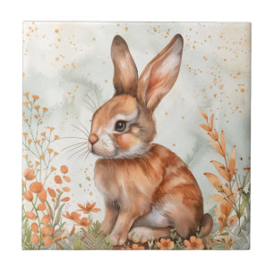 Carreau Lapin de printemps mignon