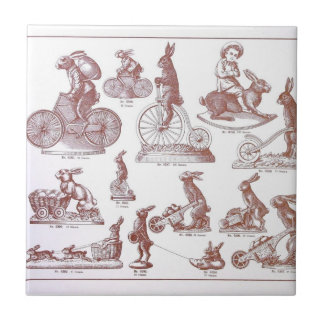 Carreau Lapins antiques de catalogue de moule de chocolat