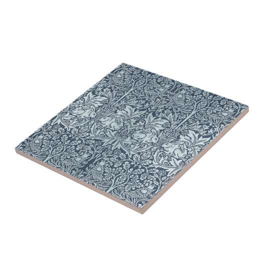 Carreau Lapins blancs - William Morris (Côté)