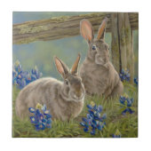 Carreau Lapins et Bluebonnets (Devant)