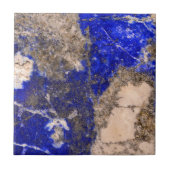 Carreau Lapis Abstrait Lazuli Granite Bleu (Devant)