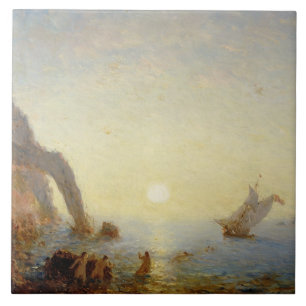 Carreau L'appel des sirènes (huile sur la toile)