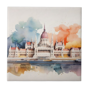 Carreau L'aquarelle de Budapest