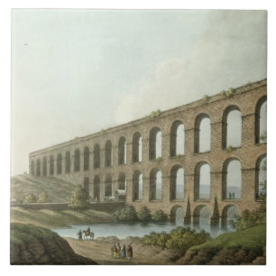 Carreau L'aqueduc près de Belgrade, Serbie, plaquent 6 de