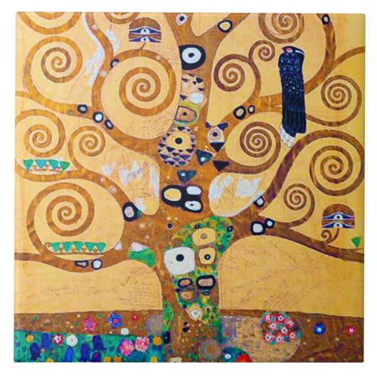 Carreau L'arbre de vie (détail), Klimt (Devant)
