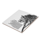 Carreau L'arbre noir et blanc le font de toute façon (Côté)