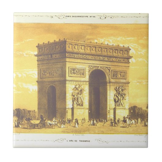 Carreau L'Arc de Triomphe, Paris 1840 (Devant)