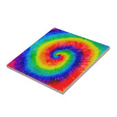 Carreau L'arc-en-ciel teignent en nouant la peinture (Côté)