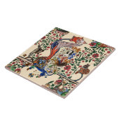 Carreau LARGE BESTIAIRE MÉDIÉVAL Dragon et Harpon (Côté)