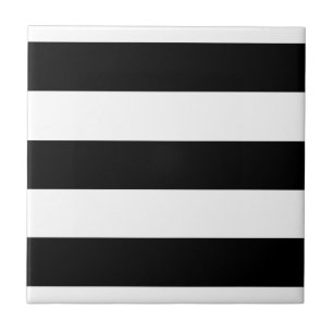 Carreau larges bandes noires