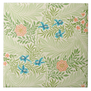 Carreau Larkspur Motif (par William Morris)