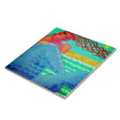 Carreau L'art Abstrait de la sirène solaire (Côté)