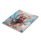 Carreau L'art de la reine fée noire (Côté)