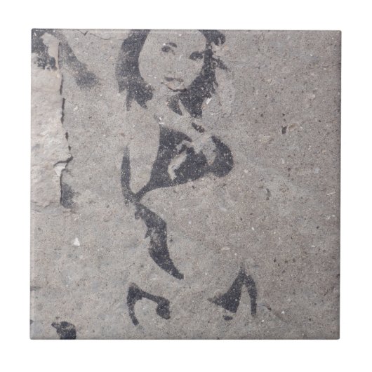 Carreau L'art de rue des filles du Bikini (Devant)