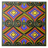 Carreau L'Art Déco Fait La Perse (Lumineux Multi-Couleurs) (Devant)