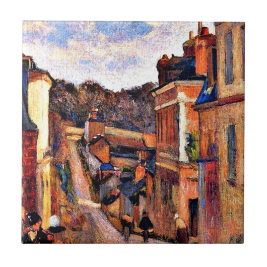 Carreau L'art Paul Gauguin : Rue Jouvenet, Rouen (Devant)
