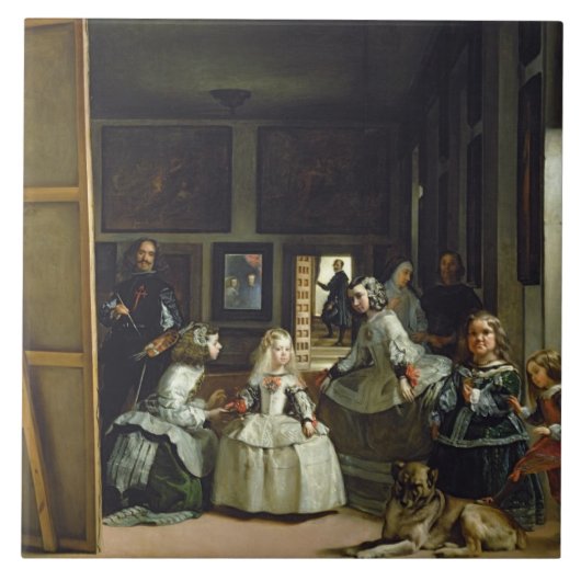 Carreau Las Meninas ou la famille de Philip IV, c.1656 (Devant)