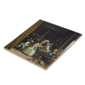 Carreau Las Meninas ou la famille de Philip IV, c.1656 (Côté)