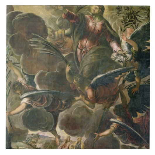 Carreau L'ascension du Christ (fresque) (Devant)