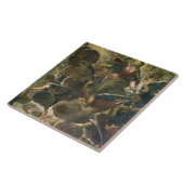 Carreau L'ascension du Christ (fresque) (Côté)