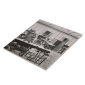 Carreau L'atelier du charpentier, des ateliers du Th (Côté)