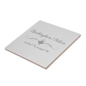 Carreau Latitude et longitude du palais de Buckingham  (Côté)