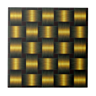 Carreau Lattice doré - Or - Unique
