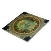 Carreau L'aurore, plafond peignant probablement de la (Côté)