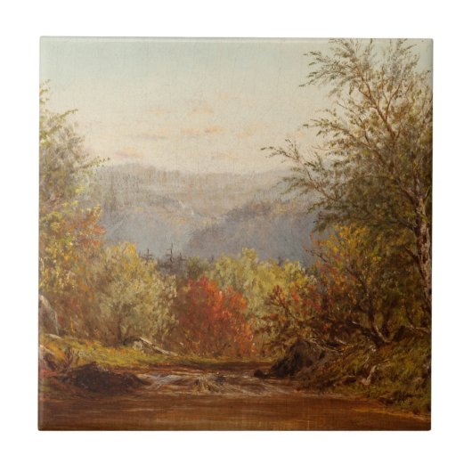 Carreau L'automne dans les Catskill - Charles W. Knapp (Devant)
