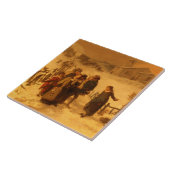 Carreau L'avalanche en hiver (par Gerolamo Induno) (Côté)