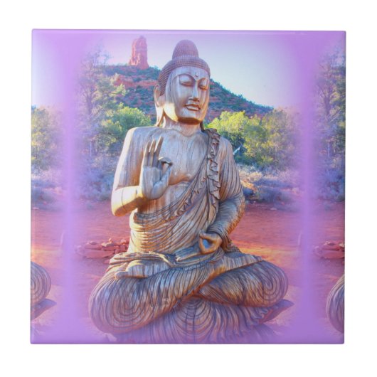 Carreau lavande aura buddha (Devant)