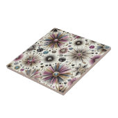 Carreau Lavande Diamant Mid Century Moderne (Côté)