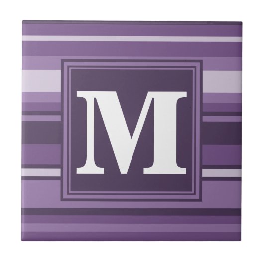 Carreau Lavande monogramme (Devant)